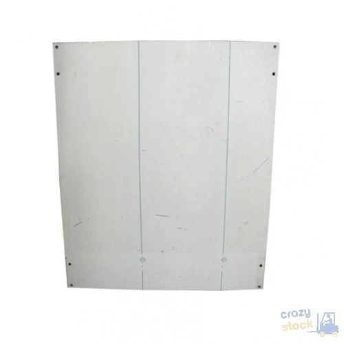 Zinc coated rear panel for Gasarmadietto Metalplus srl 50x60 cm Grey