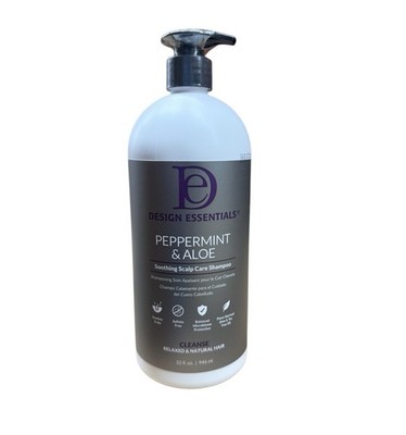 Design Essentials Peppermint & Aloe Soothing Scalp Care Shampoo 32 oz