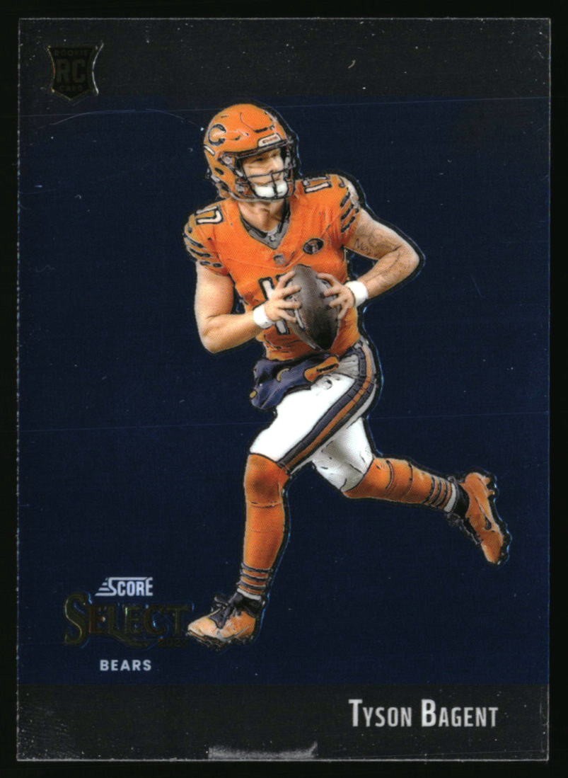 2023 Panini Select Tyson Bagent #STW-TBA Score Select Throwback Chicago Bears