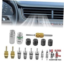 Air Conditioning Valve Core Kit for R12 or R134a Teflon Seal Refrigeration