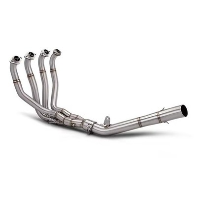 For Kawasaki Ninja ZX6R ZX-6R 2024-2026 Exhaust Header Link Pipe 60MM Slip-On