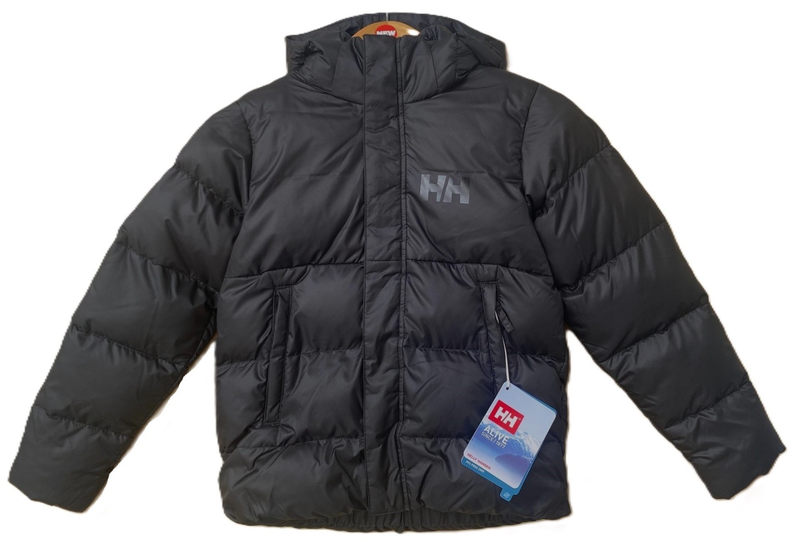 Helly Hansen Boy's Vision Puffy Jacket BLACK $190, Size: 12