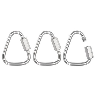 Quick Link Connector, (1.5 Inch, Silver) (3 Pcs) M3.5 Thread Quick Chain Link
