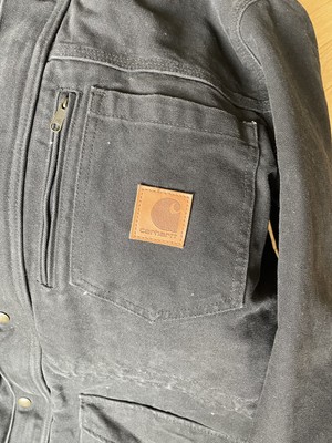 おすすめ1 Carhartt Men's Cotton Sandstone Duck Rancher Coat 100110 Black