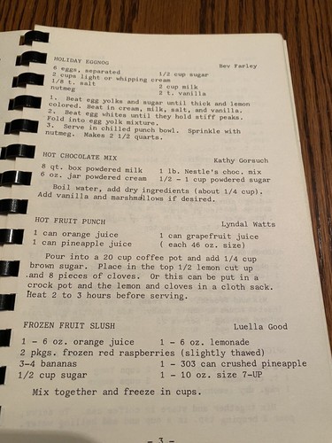Vtg Montezuma Iowa Cook Book 1979 First Presbyterian Church EUC - Picture 4 of 13