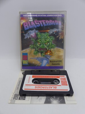 Blasteroids - Full Warning Status: Condition Red Amstrad CPC Cassette
