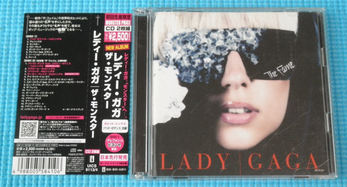 LADY GAGA 2CD The Fame Monster 1st Limited Edition 2009 OOP Japan UICS-9113~4