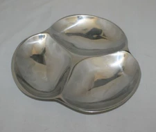 Nambe 589A Candy Nut Dish Tray Platter Bowl 3 Part Serving Dish Style USA NEW