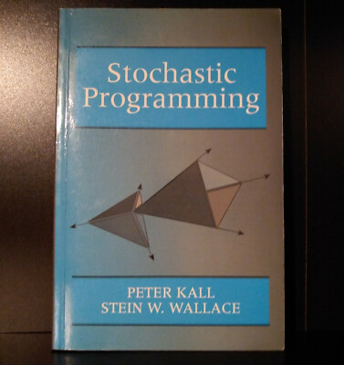 Stochastic Programming by Peter Kall - Wiley Interscience Series
