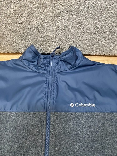 Columbia Bugaboo Fleece Interchange Jacket Mens Size XL Tall Blue Gray Full Zip - Picture 6 of 12