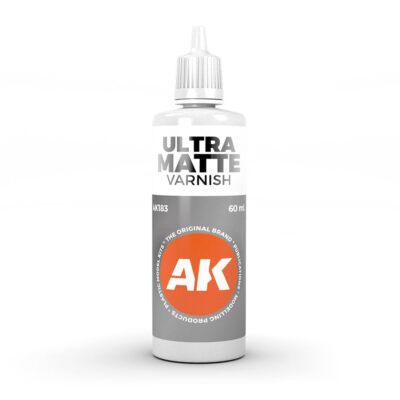Household Varnish Water Soluble Matte Finish for Brush or Airbrush Use