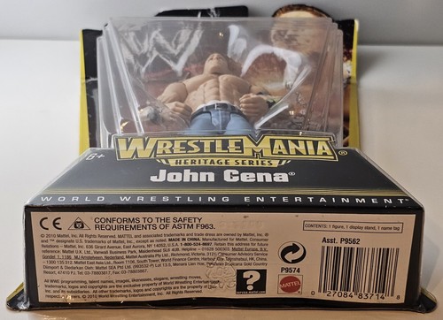 WWE Mattel New Wrestlemania 21 Action Figure Heritage Series 1 John Cena 2010 - Picture 11 of 15