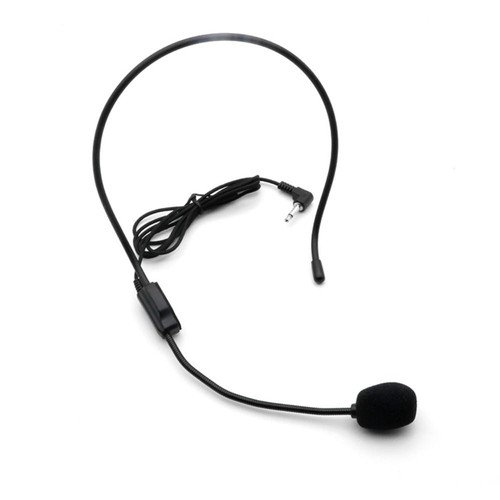 Head-mounted Wired Microphone Portable Speech Headset Mic Headset Microphone - Picture 3 of 12