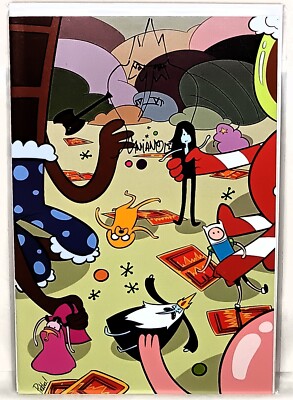 ADVENTURE TIME #12 Dynamic Forces Exclusive Signed Remarked Chris Caniano Kaboom