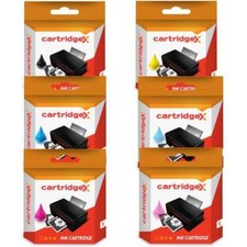 6 Compatible Ink Cartridges for Epson Stylus Photo RX300 RX320 RX500