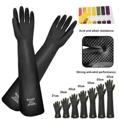1Paar Surefest Sandstrahlen Arbeitshandschuhe Handschuhe Chemie  Gummihandschuhe | eBay.de