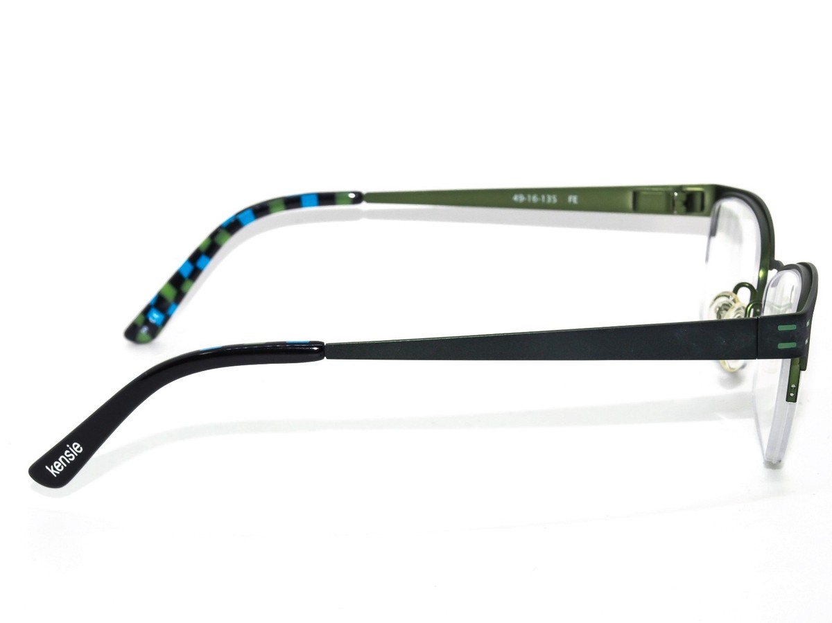 Kensie Women Eyeglasses Frame FLIRTY Half Rim Glasses Eye Wear Read desc Kensie Girl Shimmer Eyeglasses | FramesDirect.com main image 3