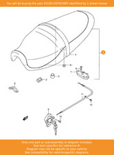 SUZUKI Seat Assy, 45100-25F00-M8Y OEM