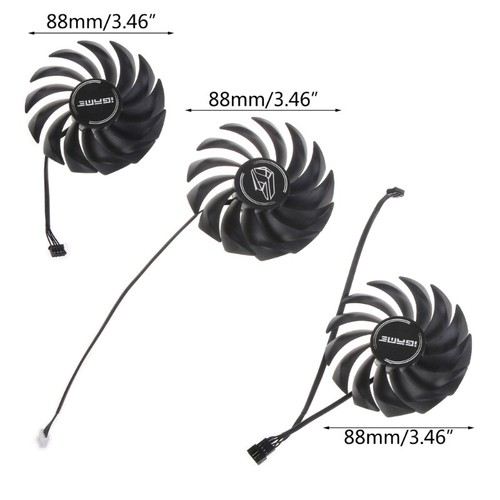 VGA Fan Graphics Card for Colorful RTX3090Ti Vulcan 3080Ti Video Card Cooling - Afbeelding 8 van 10