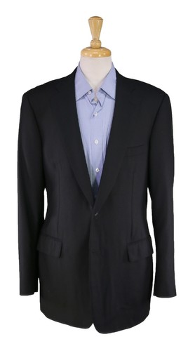 Paul & Joe Navy Cashmere Blend DB Long Coat Sz 14/16 L France MINT