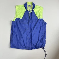 Vintage 90s Nike International Windbreaker France Vest Rare Retro Y2K Tennis