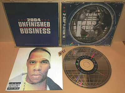 Jay Z and R Kelly CD Unfinished Business with 3d lenticular card