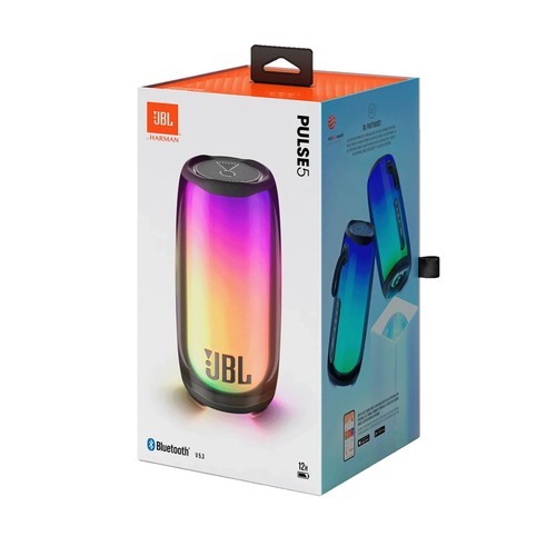 JBL Pulse 5 Portable Bluetooth Speaker with Light Show - Black - Picture 5 of 10