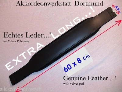 60 x 8 cm ( EXTRA Long ) Akkordeon Bassgurt,Riemen, accordion bass strap, belt