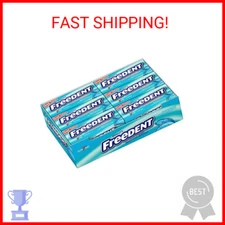 FREEDENT Chewing Gum - WRIGLEY'S Spearmint Flavored, 12 Pack Bulk Gum, 15 Sticks