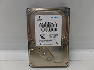 Marshal+Mal36000sa-t72+6tb+7200rpm+128mb+Cache+SATA+as+Is for sale 