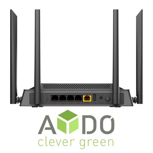 D-LINK DIR-825 AC1200 R1 WLAN Dualband Router WAN VLAN ID FTTH Glasfaser Support - Afbeelding 4 van 4