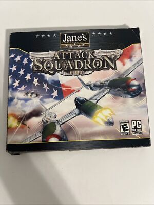 Computer Pc Game Attack Squadron Vintage 2002 Windows 98 ME Xp 2000