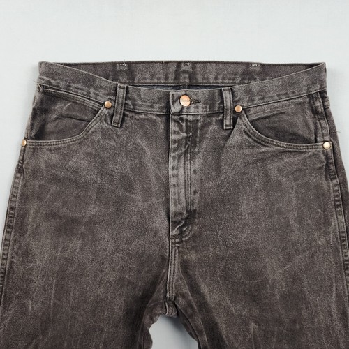 Wrangler Jeans Mens W34 L34 Brown Cowboy Cut Denim Cotton 13MWZKL - Picture 9 of 11