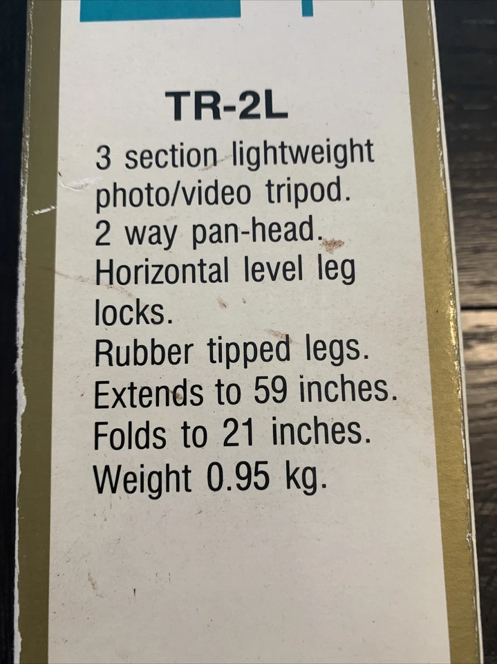 Sakar Photo & Video Camera Tripod Holder Lightweight 2-Way Pan-Head TR-2L - Image 3 of 4