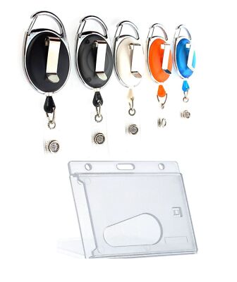 1x Ausweisset Kartenhülle Ausweishülle Zipper Ausweisjojo GÜRTELCLIP horizontal
