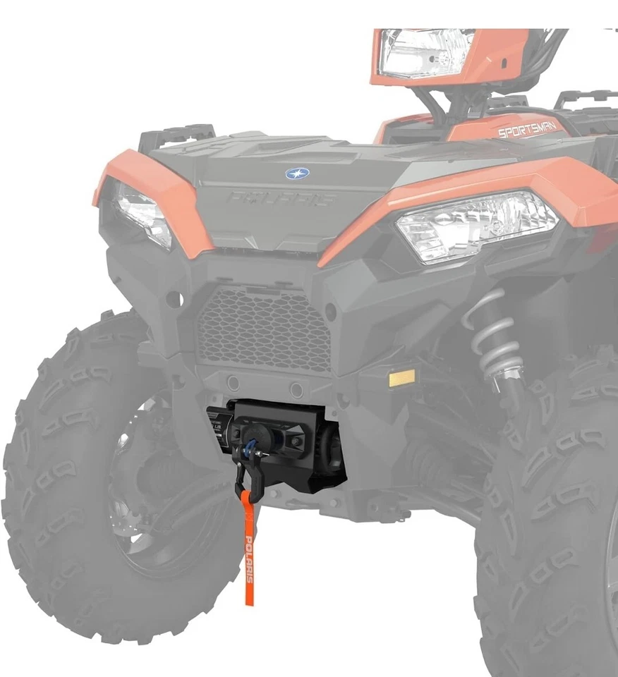 Polaris ATV HD 3.500 lb. Cabrestante con cuerda sintética 2012-25 Sportsman & Scrambler Foto 2 de 2