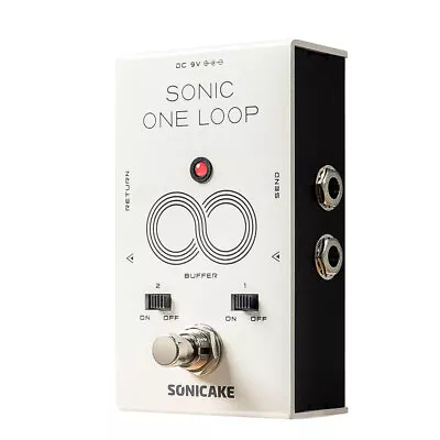 SONICAKE Sonic One Loop AB Line Auswahl Buffer Gitarre Bass Effekte Pedale