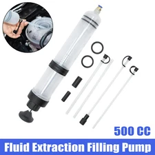 500CC  Fluid Extraction Filling Syringe Transfer Liquid Pump Oil Extractor Auto