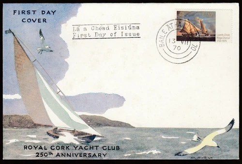 Ireland 1970 FDC Royal Cork Yacht Club 250th Anniversary