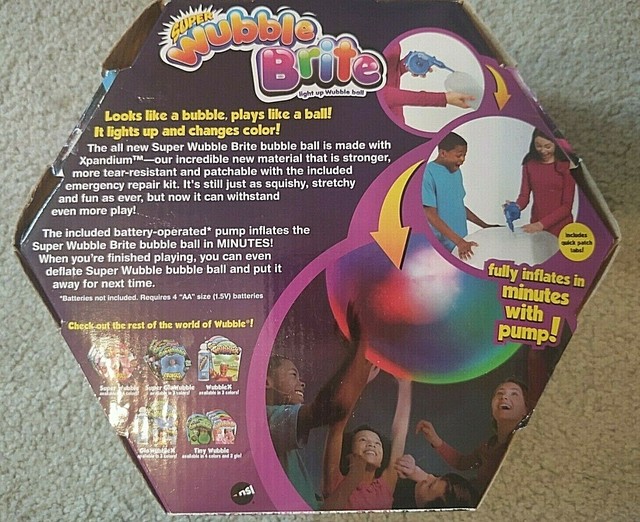 super wubble brite with pump