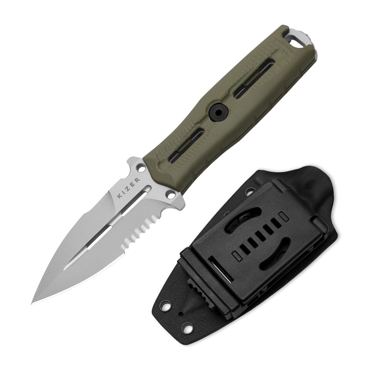 【新品未開封】【レコード】Kiefer Something For Real Kizer NORCROSS Fixed Blade Single-Edged Nitro-V Blade G10