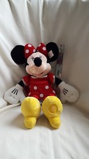 The Disney Store Minnie Mouse Red Polka Dot Dress Plush Plushie Stuffed Doll 18"