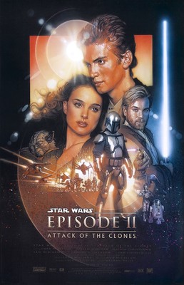 Star Wars movie poster - Attack Of The Clones poster 11'' x 17''  Star Wars poster