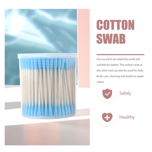 400 Pcs Cotton Swabs Cotton Swabs Ear Wax Removal Tool - Picture 3 of 12
