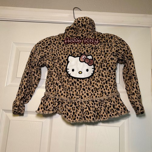 Garanimals x Hello Kitty Animal Print Sequin Jacket Girl's 4 Character Party - Picture 3 of 5