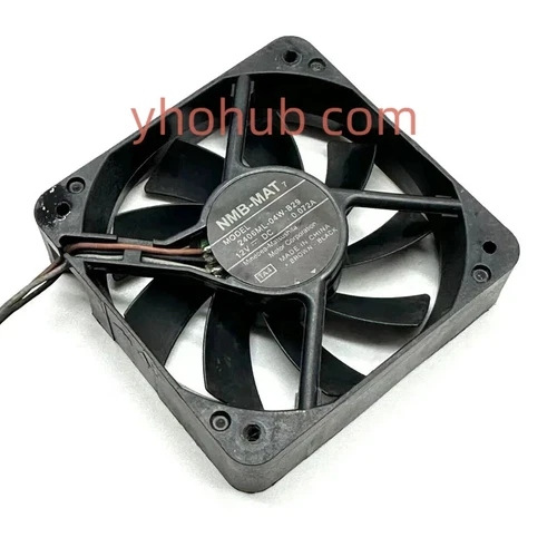 NMB-MAT 2406ML-04W-B29 TA4 DC 12V 0.072A 3-Wire 60x60x15mm Server Cooling Fan