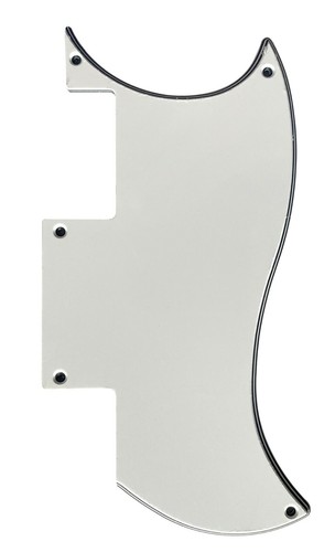 5 Ply White Pickguard Guitar Parts For Epiphone SG Special Style Guitar - Picture 1 of 6