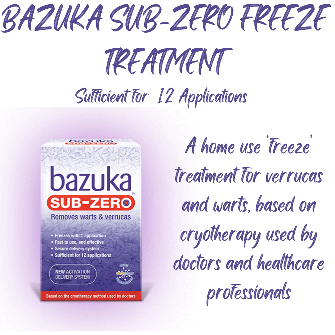 Bazuka Wart & Verruca SUBZERO & Gel Treatments Brand New Pick Your Now