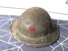 RARE WW1 DOUGHBOY RED STAR 6TH INFANTRY DIV. 'SIGHT SEEIN' SIXTH' BRODIE HELMET