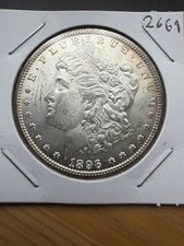 1896 Morgan Dollar - Gem BU - As Shown! (#2669)